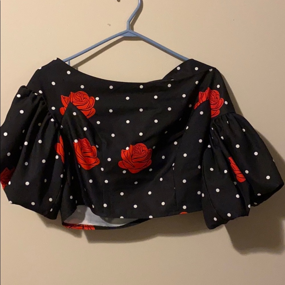 3 for 15$ Forever 21 - Poof Sleeve Crop Top